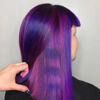 8 Oz - Purple Hair Dye - Vegan - User Testimonial | Semi Permanent hair Color | Moehair