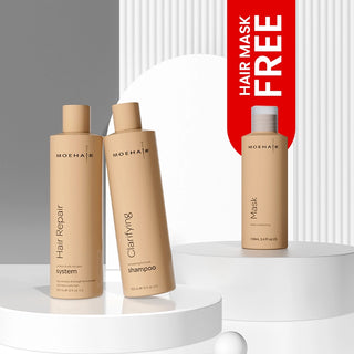 Hair Treatments - 12 Oz - Clarifying Shampoo & Hair Repair System with Free Hair Mask