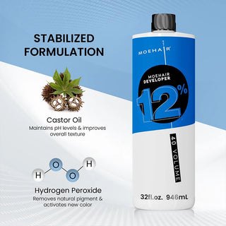 Moehair 12%, 40 Volume Hair Color Developer