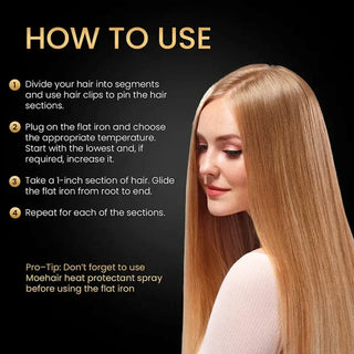 Combo - Hair Straightener | How to Use