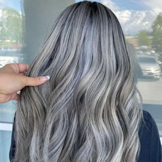 P Mix Silver Hair Color