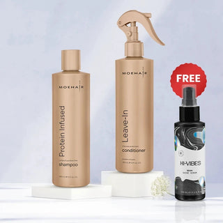 Protein Infused Shampoo & Leave-In Conditioner Combo Moehair USA