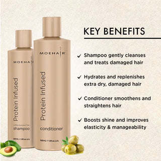 Key benefits of  Protein Infused Shampoo and Conditioner 