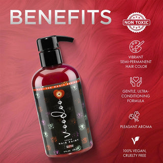 Vegan - Semi Permanent Hair Dye - Red Hair Color