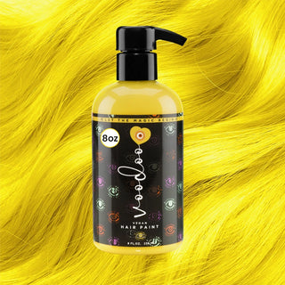 8 Oz - Yellow Hair Dye - Vegan | Semi Permanent hair Color | Moehair