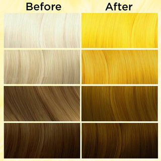 Yellow Hair Dye - Semi Permanent hair Color | Before and After Use of Hair Color 