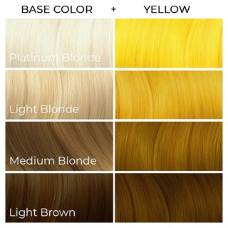 Vegan - Semi Permanent Hair Dye - Yellow Hair Color